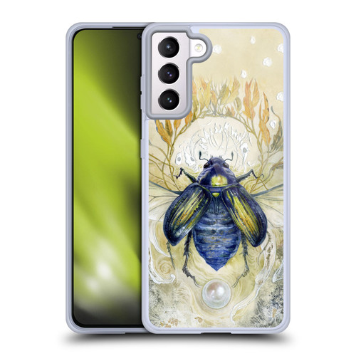 Stephanie Law Immortal Ephemera Scarab Soft Gel Case for Samsung Galaxy S21+ 5G & MagSafe