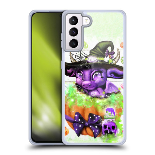 Sheena Pike Holiday Witchy Halloween Dragon Soft Gel Case for Samsung Galaxy S21+ 5G & MagSafe