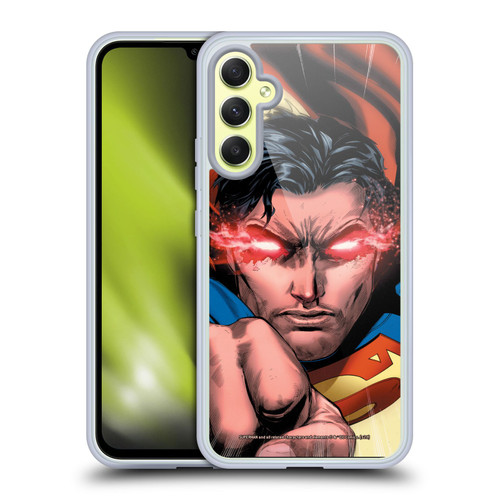 Superman DC Comics Comic Book Art Rebirth #1 Soft Gel Case for Samsung Galaxy A34 5G