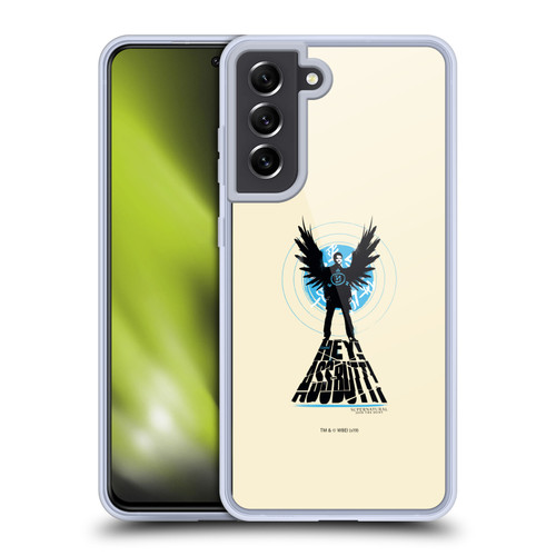 Supernatural Graphic Hey Ass-Butt Soft Gel Case for Samsung Galaxy S21 FE 5G & MagSafe