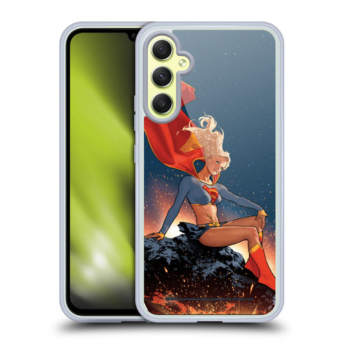 Superman DC Comics Supergirl Comic Art #23 Variant Soft Gel Case for Samsung Galaxy A34 5G