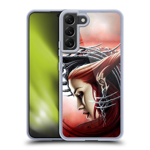 Sarah Richter Gothic Demon Girl Soft Gel Case for Samsung Galaxy S22+ 5G & MagSafe