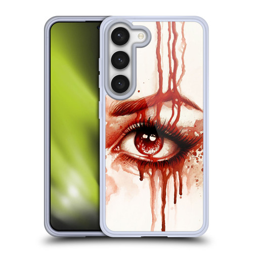 Sarah Richter Gothic Woman Eye Soft Gel Case for Samsung Galaxy S23 5G & MagSafe