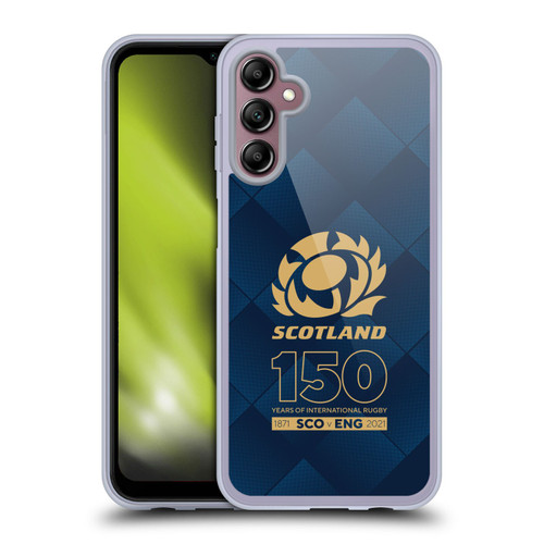 Scotland Rugby 150th Anniversary Halftone Soft Gel Case for Samsung Galaxy A14 5G