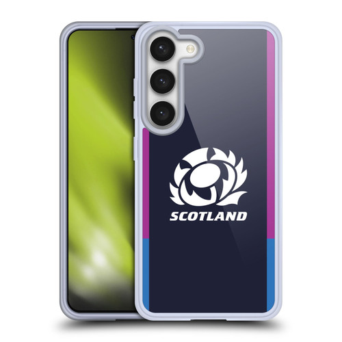 Scotland Rugby Crest Kit 2021/22 Home Soft Gel Case for Samsung Galaxy S23 5G & MagSafe