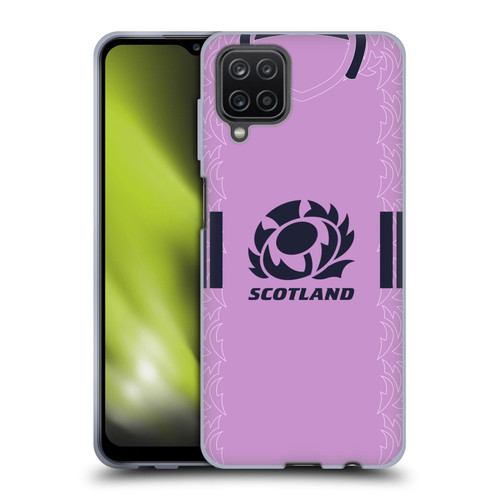 Scotland Rugby 2022/23 Crest Kit Away Soft Gel Case for Samsung Galaxy A12 (2020)