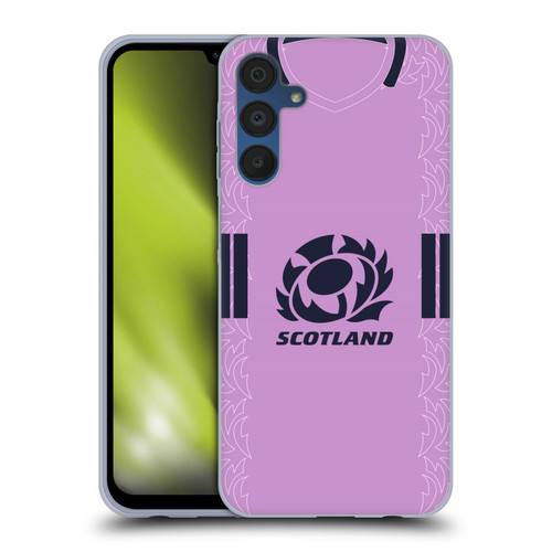 Scotland Rugby 2022/23 Crest Kit Away Soft Gel Case for Samsung Galaxy A15 & MagSafe