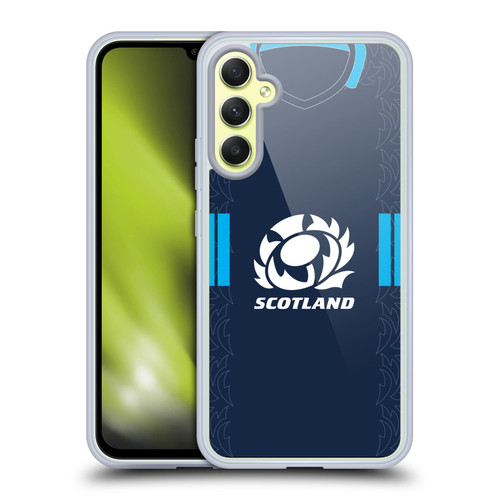 Scotland Rugby 2022/23 Crest Kit Home Soft Gel Case for Samsung Galaxy A34 5G