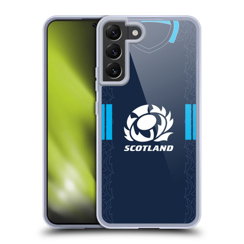 Scotland Rugby 2022/23 Crest Kit Home Soft Gel Case for Samsung Galaxy S22+ 5G & MagSafe