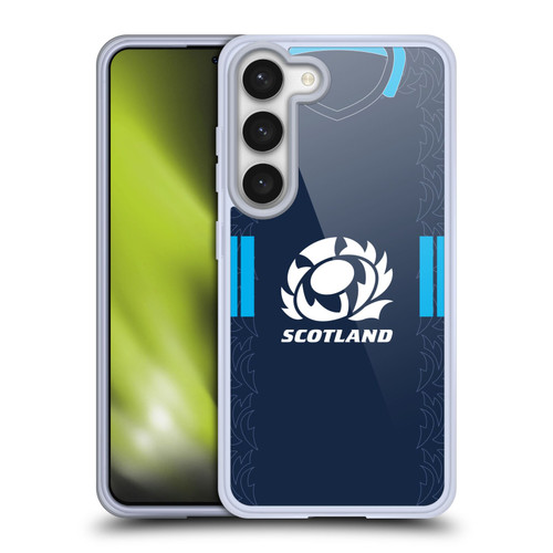 Scotland Rugby 2022/23 Crest Kit Home Soft Gel Case for Samsung Galaxy S23 5G & MagSafe