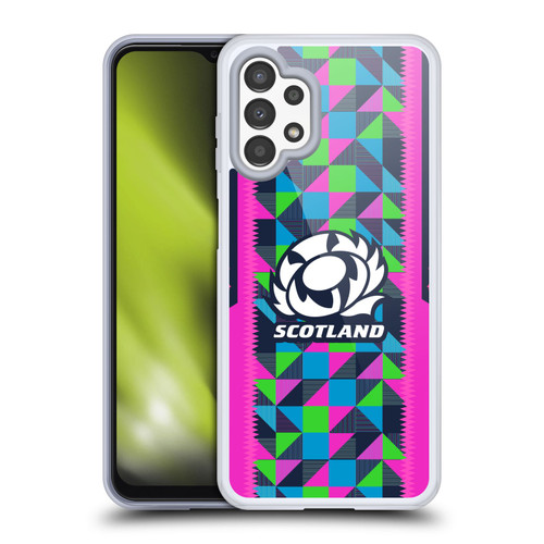 Scotland Rugby 2023/24 Crest Kit Neon Training Soft Gel Case for Samsung Galaxy A13 (2022)