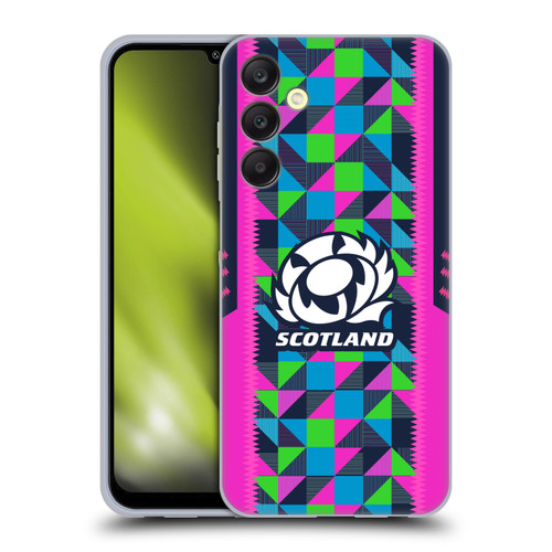 Scotland Rugby 2023/24 Crest Kit Neon Training Soft Gel Case for Samsung Galaxy A25 5G