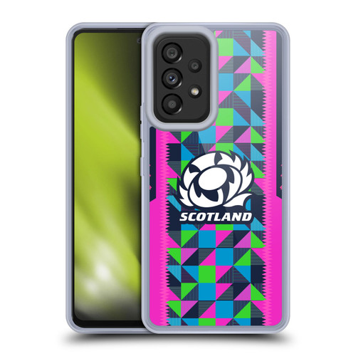 Scotland Rugby 2023/24 Crest Kit Neon Training Soft Gel Case for Samsung Galaxy A53 5G (2022)