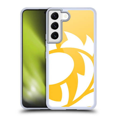 Scotland Rugby Oversized Thistle Rampant Yellow Soft Gel Case for Samsung Galaxy S22 5G & MagSafe