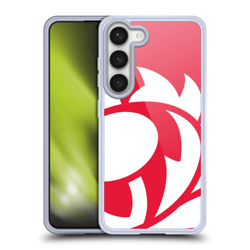 Scotland Rugby Oversized Thistle Rampant Red Soft Gel Case for Samsung Galaxy S23 5G & MagSafe