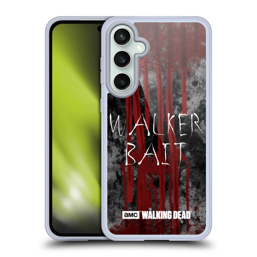 AMC The Walking Dead Typography Walker Bait Soft Gel Case for Samsung Galaxy S23 FE 5G & MagSafe