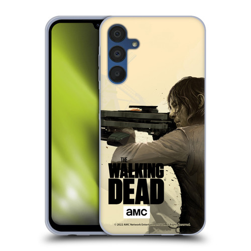 AMC The Walking Dead Season 11 Key Art Daryl Dixon Soft Gel Case for Samsung Galaxy A15 & MagSafe