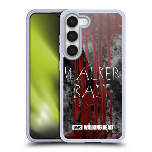 AMC The Walking Dead Typography Walker Bait Soft Gel Case for Samsung Galaxy S23 5G & MagSafe