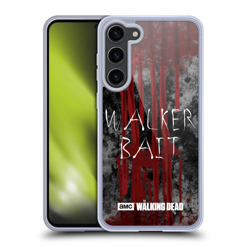 AMC The Walking Dead Typography Walker Bait Soft Gel Case for Samsung Galaxy S23+ 5G & MagSafe