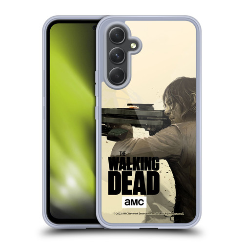AMC The Walking Dead Season 11 Key Art Daryl Dixon Soft Gel Case for Samsung Galaxy A54 5G