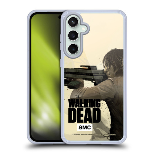 AMC The Walking Dead Season 11 Key Art Daryl Dixon Soft Gel Case for Samsung Galaxy S23 FE 5G & MagSafe