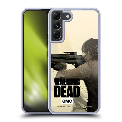 AMC The Walking Dead Season 11 Key Art Daryl Dixon Soft Gel Case for Samsung Galaxy S22+ 5G & MagSafe