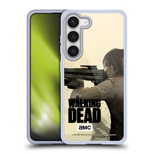 AMC The Walking Dead Season 11 Key Art Daryl Dixon Soft Gel Case for Samsung Galaxy S23 5G & MagSafe