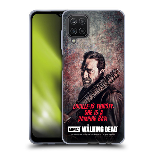 AMC The Walking Dead Negan Lucille Vampire Bat Soft Gel Case for Samsung Galaxy A12 (2020)