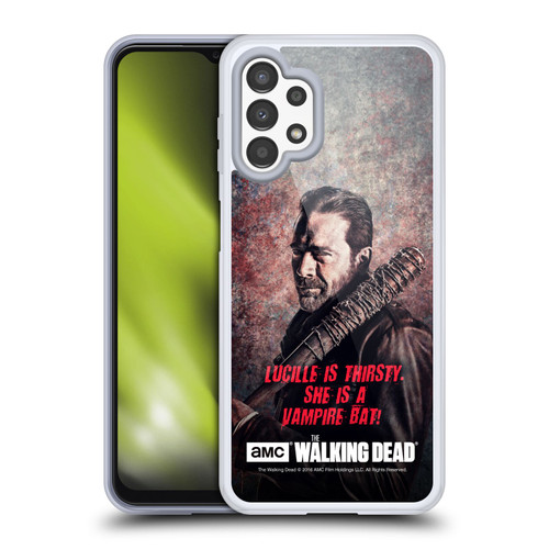 AMC The Walking Dead Negan Lucille Vampire Bat Soft Gel Case for Samsung Galaxy A13 (2022)