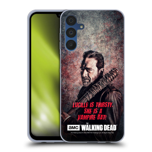 AMC The Walking Dead Negan Lucille Vampire Bat Soft Gel Case for Samsung Galaxy A15 & MagSafe