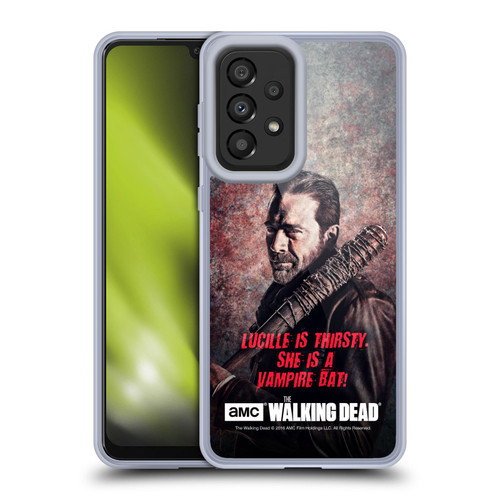 AMC The Walking Dead Negan Lucille Vampire Bat Soft Gel Case for Samsung Galaxy A33 5G (2022)