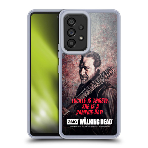 AMC The Walking Dead Negan Lucille Vampire Bat Soft Gel Case for Samsung Galaxy A53 5G (2022)