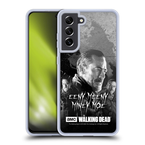 AMC The Walking Dead Negan Eeny Miney BW Soft Gel Case for Samsung Galaxy S21 FE 5G & MagSafe