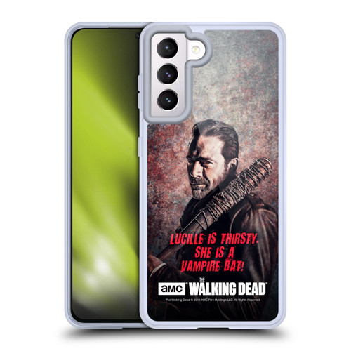 AMC The Walking Dead Negan Lucille Vampire Bat Soft Gel Case for Samsung Galaxy S21 5G & MagSafe