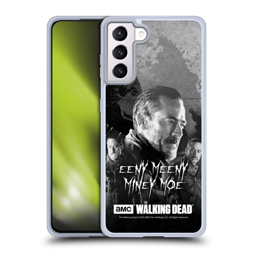 AMC The Walking Dead Negan Eeny Miney BW Soft Gel Case for Samsung Galaxy S21+ 5G & MagSafe