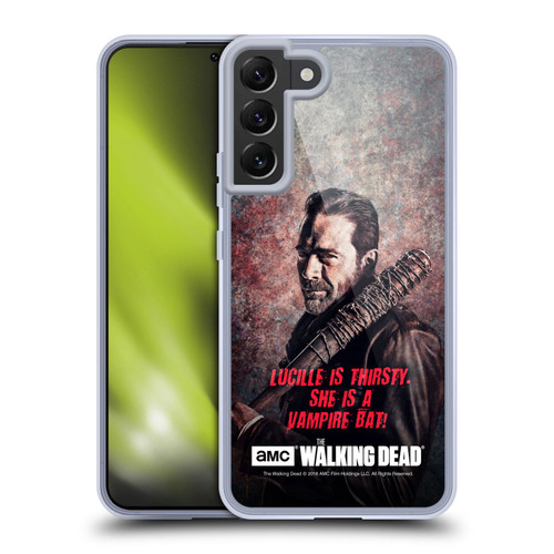 AMC The Walking Dead Negan Lucille Vampire Bat Soft Gel Case for Samsung Galaxy S22+ 5G & MagSafe
