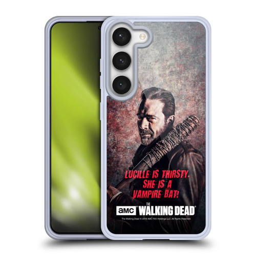 AMC The Walking Dead Negan Lucille Vampire Bat Soft Gel Case for Samsung Galaxy S23 5G & MagSafe