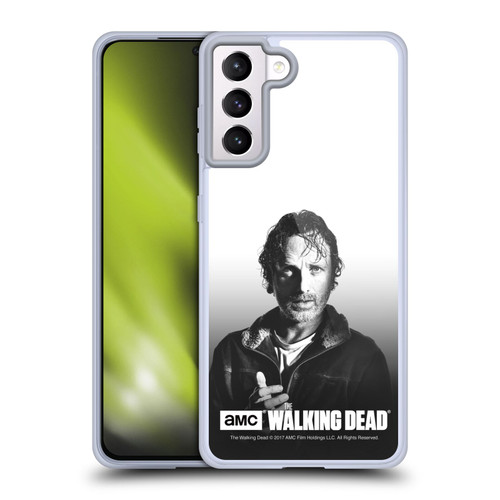 AMC The Walking Dead Filtered Portraits Rick Soft Gel Case for Samsung Galaxy S21+ 5G & MagSafe