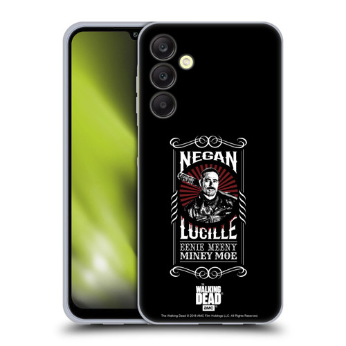 AMC The Walking Dead Negan Biker Art Lucille Soft Gel Case for Samsung Galaxy A25 5G