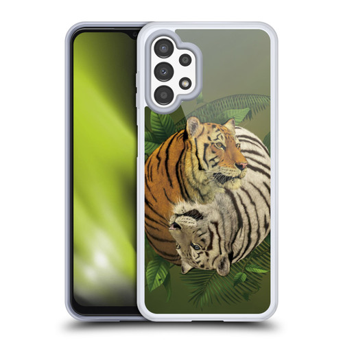 Vincent Hie Animals Tiger Yin Yang Soft Gel Case for Samsung Galaxy A13 (2022)
