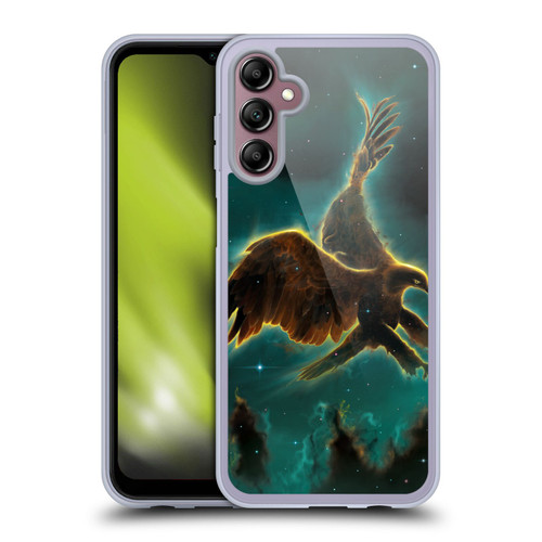 Vincent Hie Animals Eagle Galaxy Soft Gel Case for Samsung Galaxy A14 5G