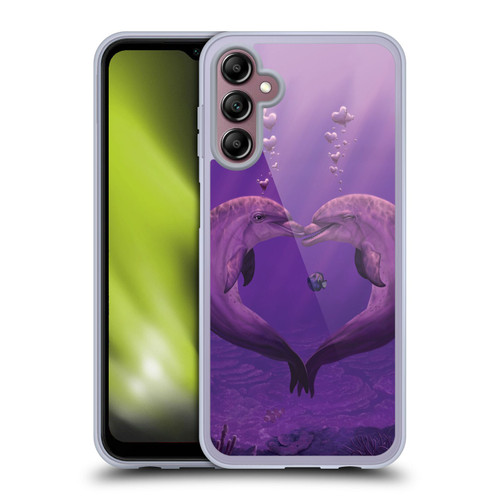 Vincent Hie Animals Sea Of Hearts Soft Gel Case for Samsung Galaxy A14 5G