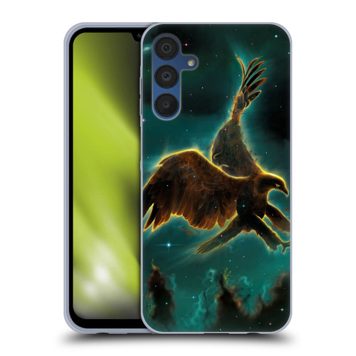 Vincent Hie Animals Eagle Galaxy Soft Gel Case for Samsung Galaxy A15 & MagSafe