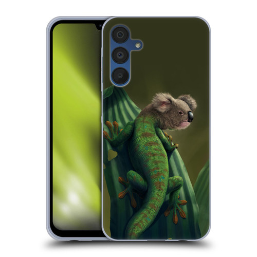 Vincent Hie Animals Gekoala Soft Gel Case for Samsung Galaxy A15 & MagSafe