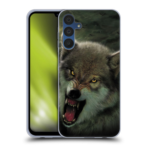 Vincent Hie Animals Nightbreed Soft Gel Case for Samsung Galaxy A15 & MagSafe