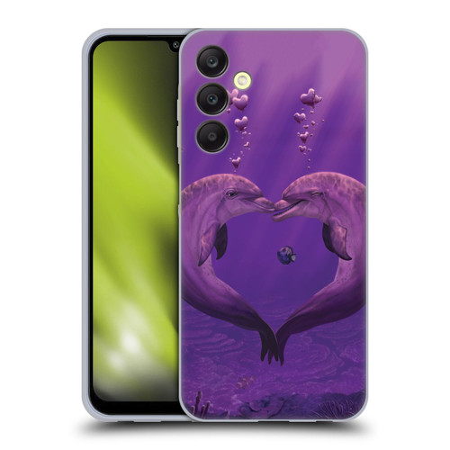 Vincent Hie Animals Sea Of Hearts Soft Gel Case for Samsung Galaxy A25 5G
