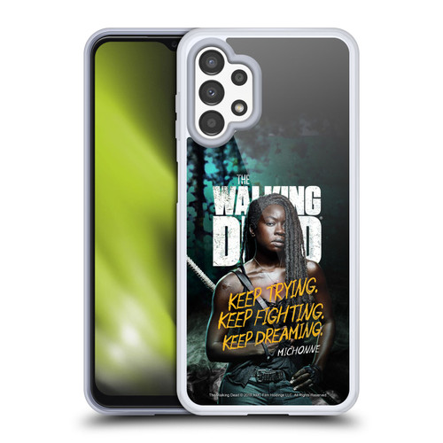 AMC The Walking Dead Season 9 Quotes Michonne Soft Gel Case for Samsung Galaxy A13 (2022)