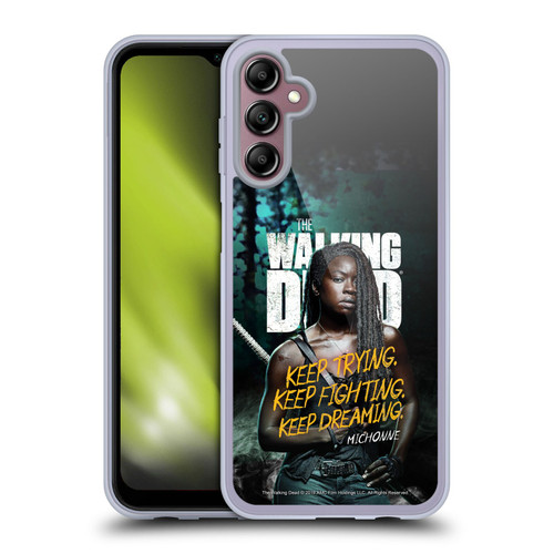 AMC The Walking Dead Season 9 Quotes Michonne Soft Gel Case for Samsung Galaxy A14 5G