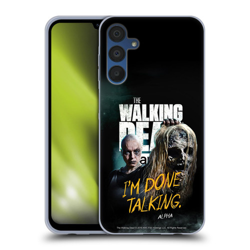 AMC The Walking Dead Season 9 Quotes Alpha Soft Gel Case for Samsung Galaxy A15 & MagSafe