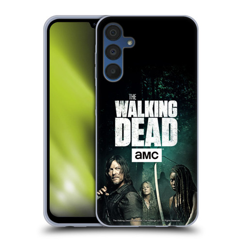 AMC The Walking Dead Season 9 Quotes Daryl, Carol & Michonne Soft Gel Case for Samsung Galaxy A15 & MagSafe